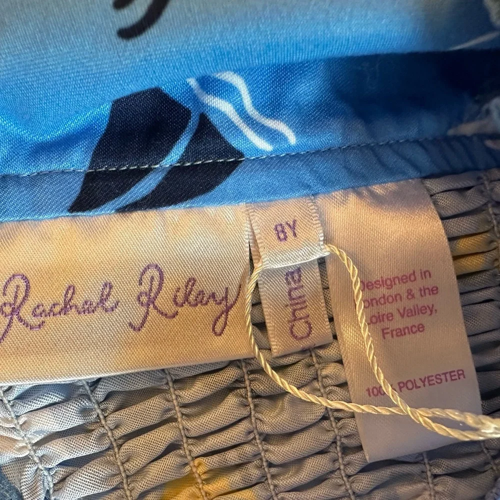 NWT Rachel Riley Sailboat Ruched swimsuit size 8